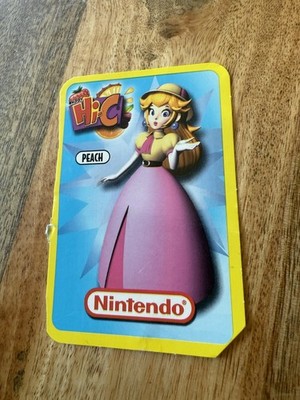 Rare Nintendo Hi-C 2002 Coca Cola Company PRINCESS PEACH CHEAT CARD 04