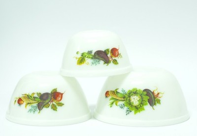 3 Milchglas Schüsseln JAJ James A. Jobling Pyrex Made in England 701 702 703