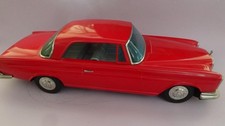 Vtg MERCEDES BENZ TIN LITHO FRICTION BIG TOY CAR by ICHIKO JAPAN 24"x8" MINT 