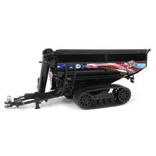 SpecCast 1:64 Black J&M 1112 X-Tended Reach Grain Cart Tracks & USA Flag JMM-028