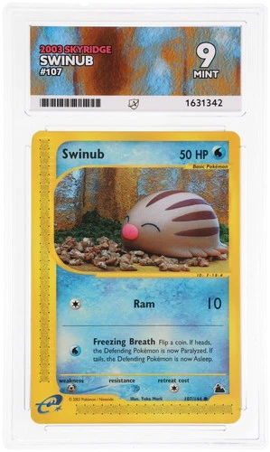 ACE 9 Swinub 107/144 2003 Skyridge Pokemon Mint