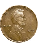 1936  Lincoln Wheat Cent (G-F) Good to Fine Circulated 1c Copper Coins