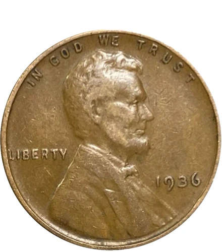 1936  Lincoln Wheat Cent (G-F) Good to Fine Circulated 1c Copper Coins