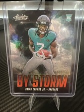2024 Panini Absolute by Storm Brian Thomas Jr. #BS-BTJ Orange Spectrum /75 (RC)