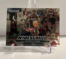 2022 Panini Prizm Draft Picks Bennedict Mathurin Widescreen Rookie RC #WS-BM