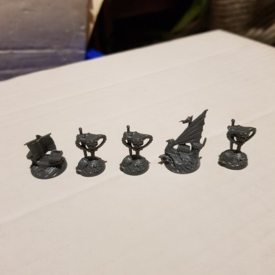 Dreadfleet Counters - unbemalt - Warhammer, Miniaturmodelle