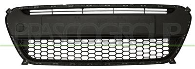 Grille centrale pare-chocs Kia Picanto 2012 calandre avant plastique ABS noir