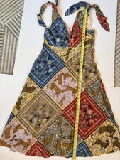 Rare NWT Sézane x Inouï Éditions Lisiane Patchwork Midi Dress FR 40 US 8