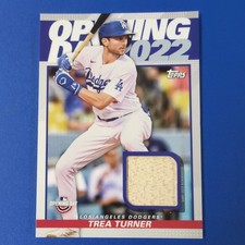 2022 Topps Opening Day - Opening Day Relics Trea Turner #ODR-TT Game Used Mem