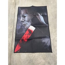Michael Myers Halloween Horror Film Mała powierzchnia Mata dywanowa Czarna Czerwona Biała Cięcie