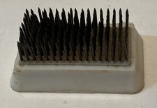 Vintage Rectangular Spike Flower Holder Frog