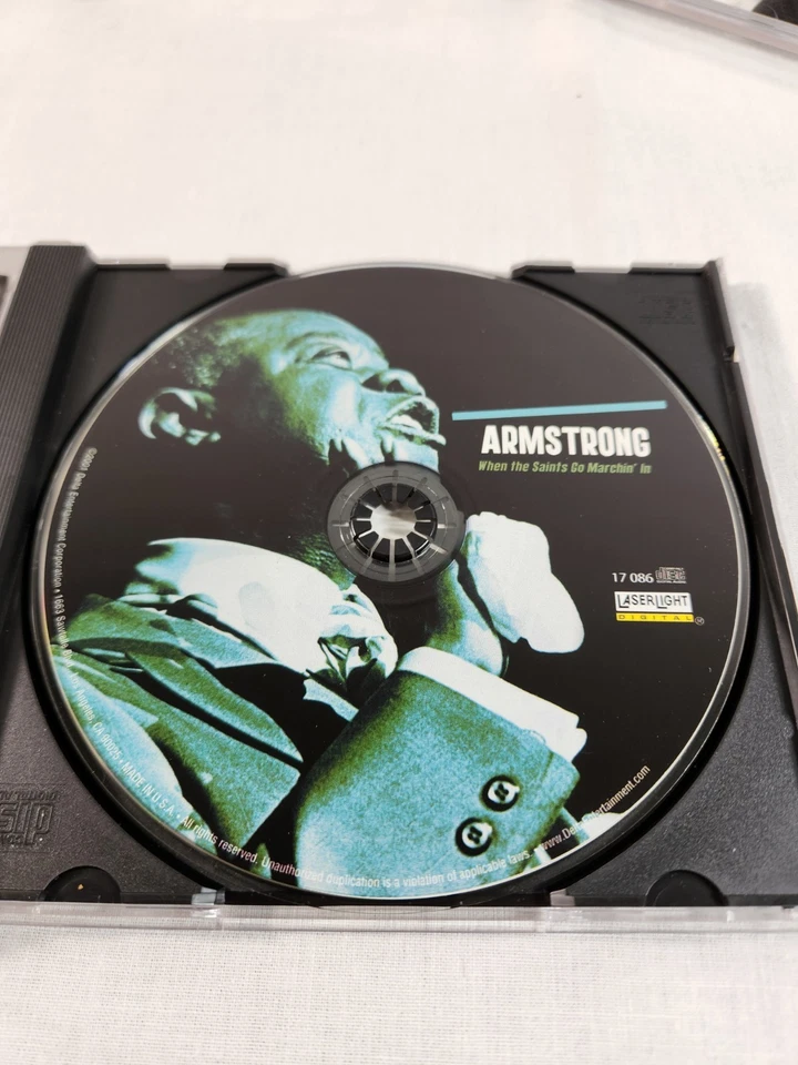 Louis Armstrong CD LOT of 6 Blues Bop Swing Big Band Dixieland Jazz Discs EUC-NM Foto 4 de 4
