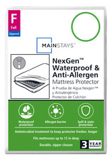 Full Size Nexgen Waterproof anti Allergen Zippered Mattress Protector