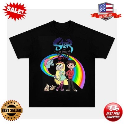 Star vs the Forces of Evil Movie Cartoon T-Shirt Unisex Short Sleeve Shirt S-5XL