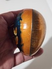 Old Antique German Tin Easter Egg - Girl Feeding Chickens — photo 4