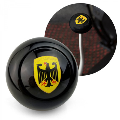 Deutschland Black Gear Shift Knob M10 Bus Beetle Ghia Thing Split Oval Kafer