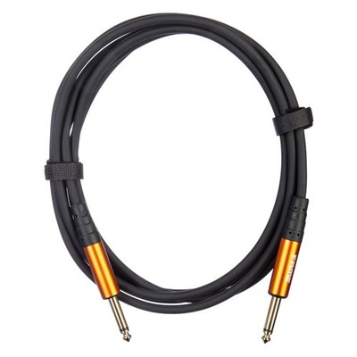 Fame Dual Shielded 3m E-Gitarrenkabel Gerade Vergoldete Klinkenstecker