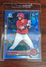 2022 Bowman Sapphire Edition - Chrome Prospects Edgar Quero #BCP-123 (RC)