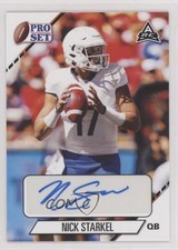 2021 Leaf Pro Set College Auto Nick Starkel #PS-NS1 Auto mm8