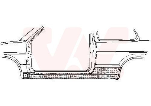 VAN Wezel | Einstiegblech Aussen, Rechts (5812104) FüR TüRschweller, Schweller,-image