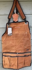 WELKINLAND 11-Pockets Waxed-Canvas Tool Apron, Heavy-Duty Carpenter Tool Belt