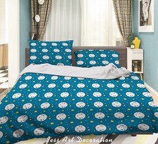3D Galaxy Planet Pattern Blue Quilt Cover Set Duvet Cover Bedding Pillowcases