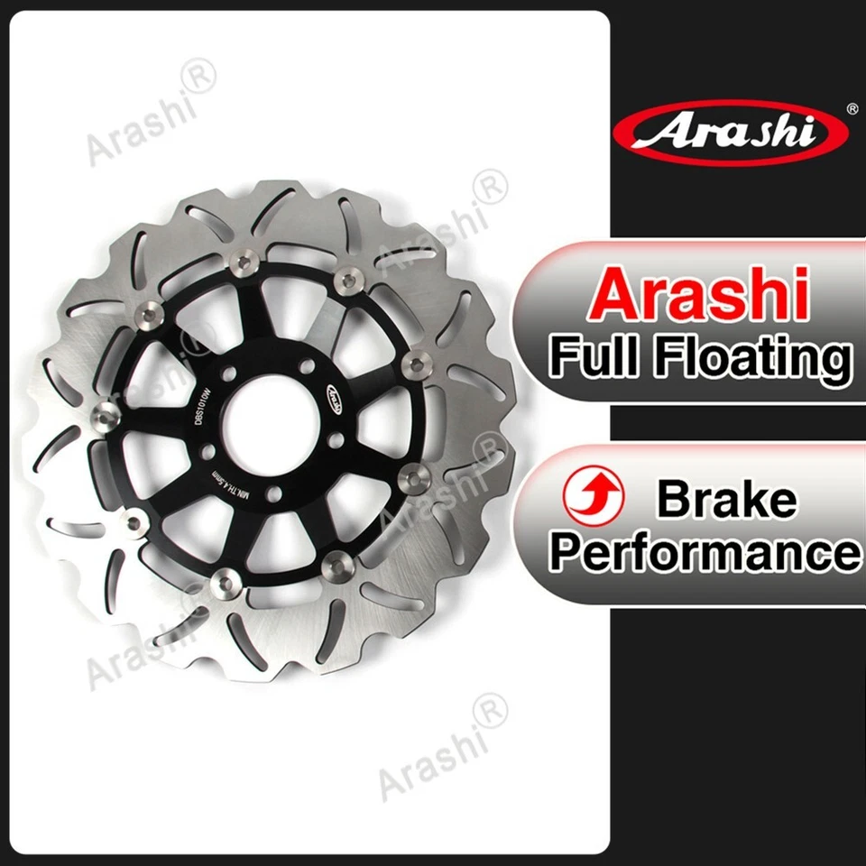 Rotor de disco de freno delantero trasero Arashi para Suzuki GS500E 1989-2003 GS500F 2004-2007 Foto 3 de 4