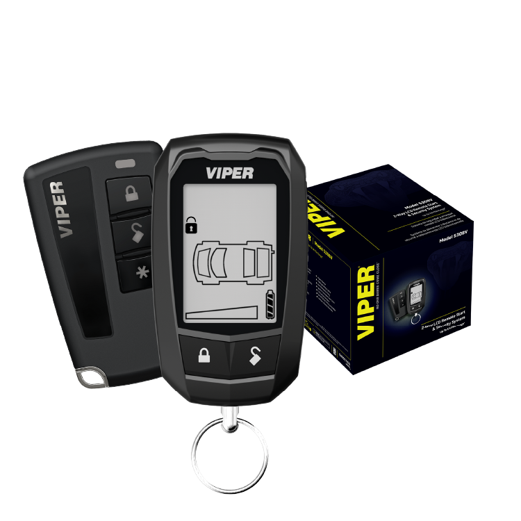 Viper 5308V 2-Way LED Remote Control Alarm System Remote Start And