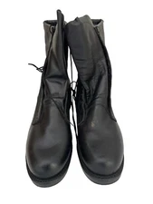 Addison Shoe Company Mens 60508 Military Hard Toe Boots Size 8.5E Black