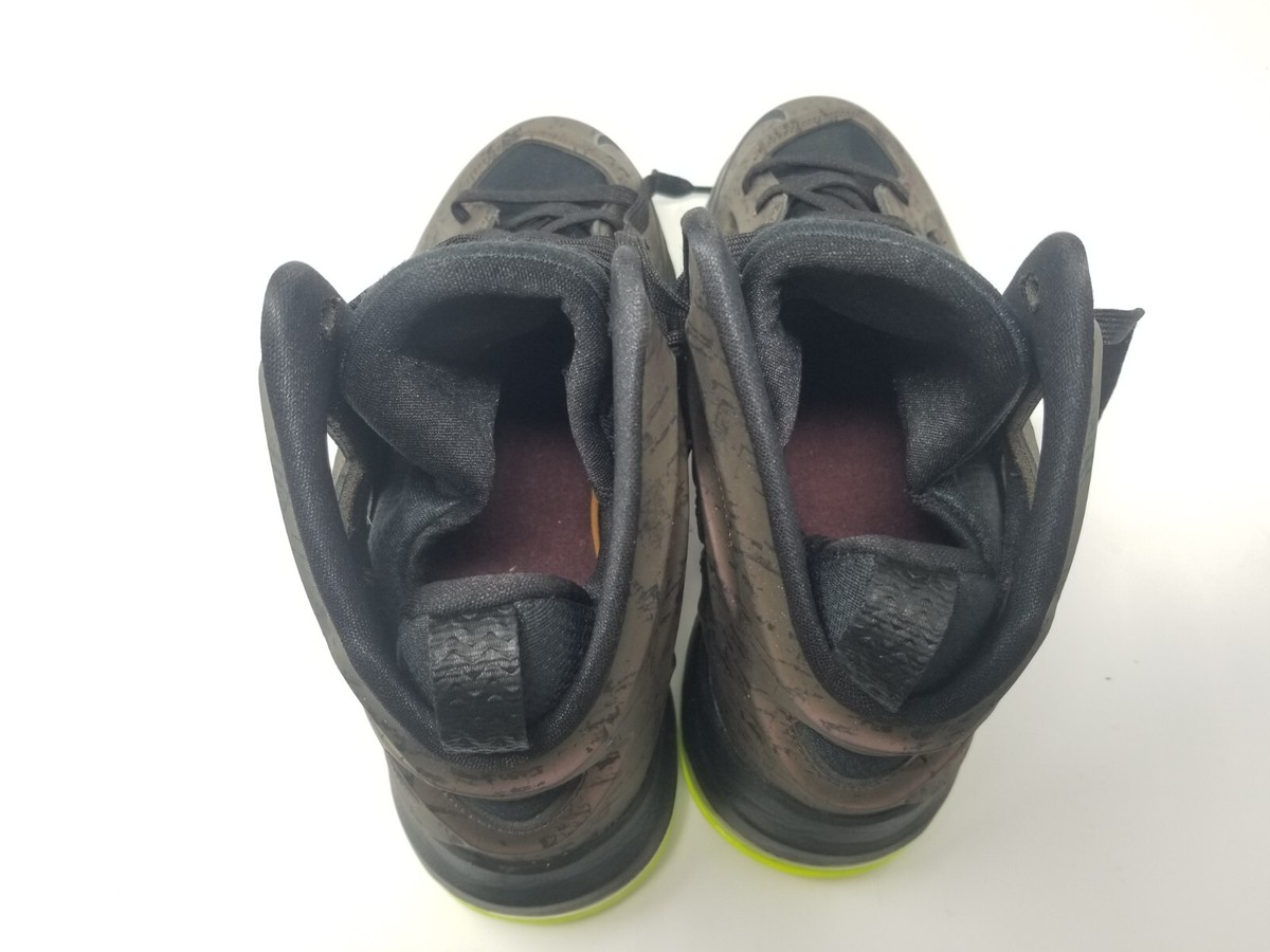 Nike Air Zoom HyperPosite 2 Copper/Black/Volt 653466-607 Sz 