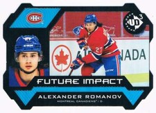 2020-21 UD EXTENDED UD3 FUTURE IMPACT ALEXANDER ROMANOV 0071/1000 MONTREAL