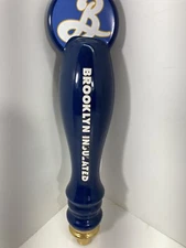 BROOKLYN INSULATED BEER TAP HANDLE DARK CERAMIC SEASONAL NEW YORK Brewery