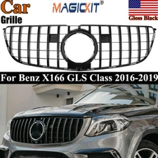 Front Grille For Mercedes-Benz GLS-Class X166 GLS450 GT Bumper Grill 2016-2019