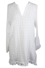 Vince Camuto White High-Low Tunic  XS