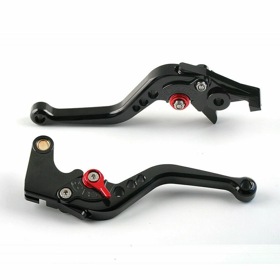 Palancas de embrague de freno cortas negras para Ducati 999/S/R 749/S/R 2003-2006 CNC Foto 3 de 4