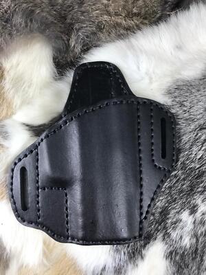 Leather Pancake Style Holster made for M&P 9 Shield Plus SRO225