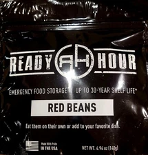 1 Ready Hour Side Dish/Military Meal/Survival Food /Camping:Dehydrated Red Beans