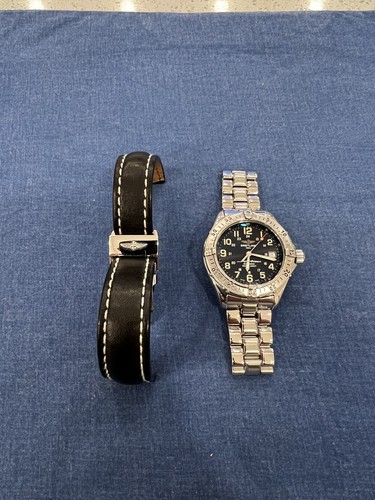 Breitling Colt Superocean A17040 with Metal & Leather Band