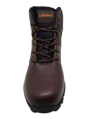 WEATHERPROOF VINTAGE Mens Brown Mixed Media Jeremiah Round Toe Hiking Boots 8 M WEATHERPROOF VINTAGE Mens Brown Mixed Media Jeremiah Round  main image 3
