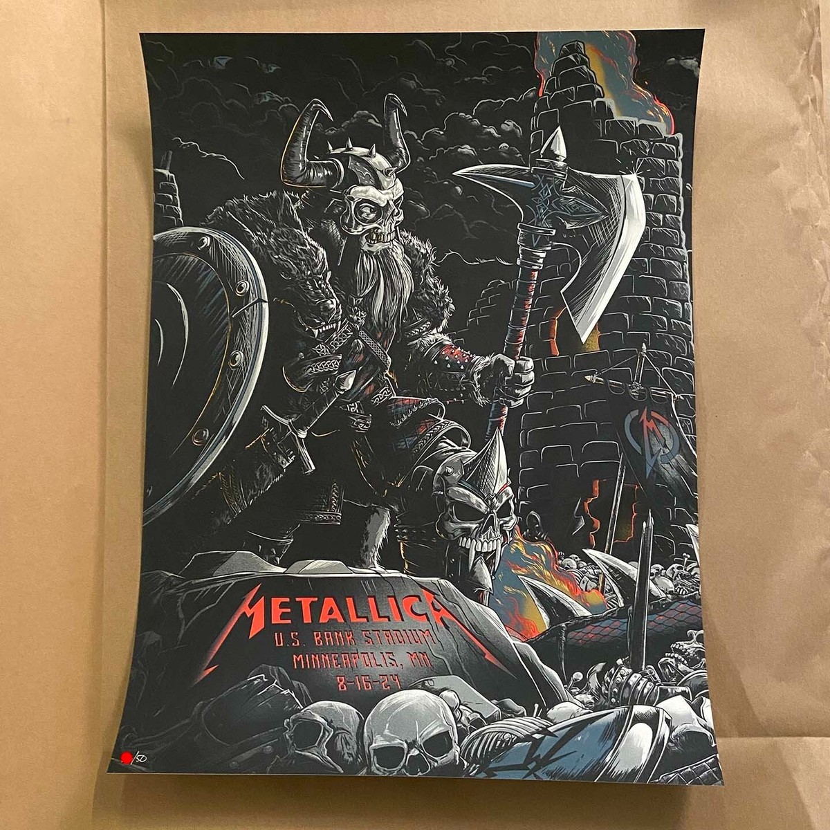 Metallica 2024 8/16 Minneapolis MN N1 Landon Armstrong AP COLOR