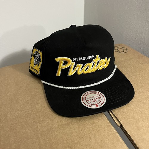 Neu mit Etikett Pittsburgh Pirates Snapback Mütze Mitchell und Ness Schrift Golfer Paul Skenes - Bild 1 von 5