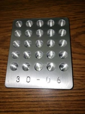 Reloading Block / Tray Precision CNC Machined from 6061 Aluminum (.485 C- bore)