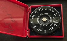 Master-Key Chromatic Pitch Instrument 13 Keys Tuner in Red Case