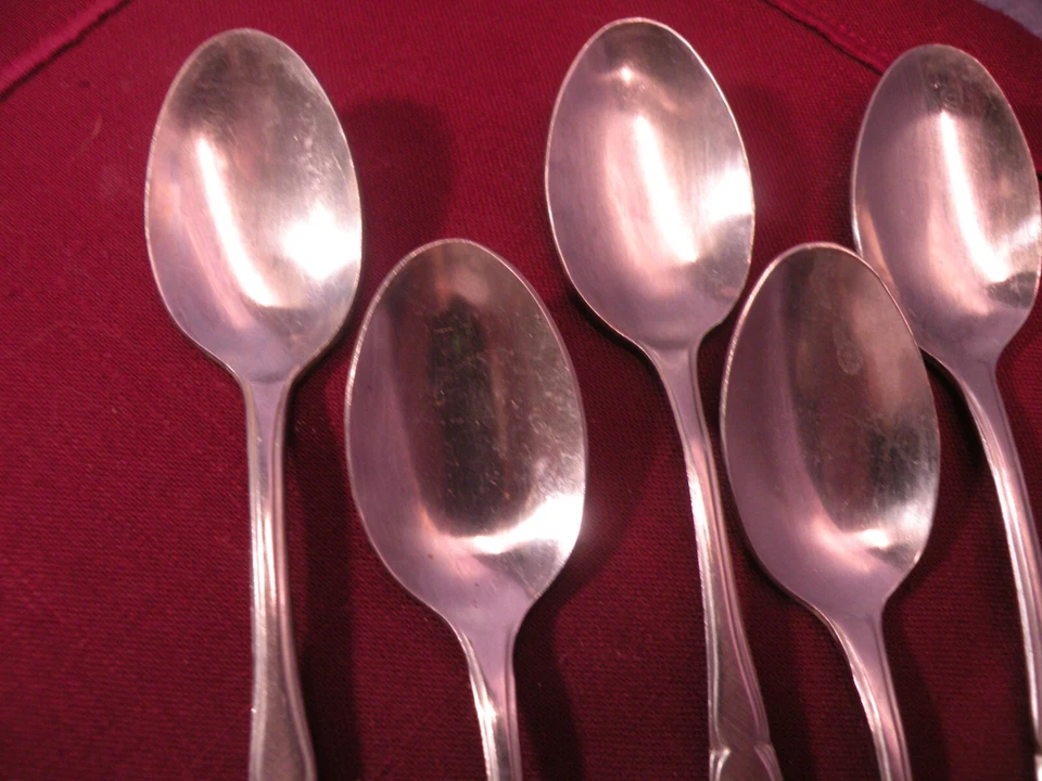 Juego de 6 cucharaditas de acero inoxidable Rogers GLENDALE 6" Foto 2 de 4