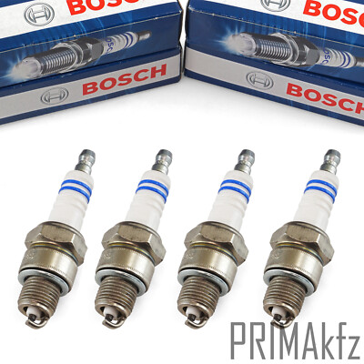 4x BOSCH 0241235754 Zündkerzen W7BC für Renault Skoda 105 Dacia 1300 DAF 