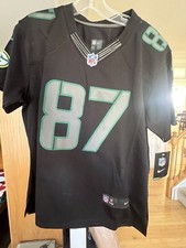 Nike NFL On Field Green Bay Packers Jersey 87 Jordy Nelson Error Nameplate