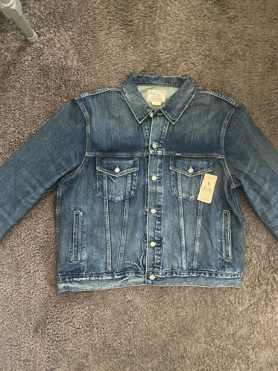Rrl denim deals trucker jacket
