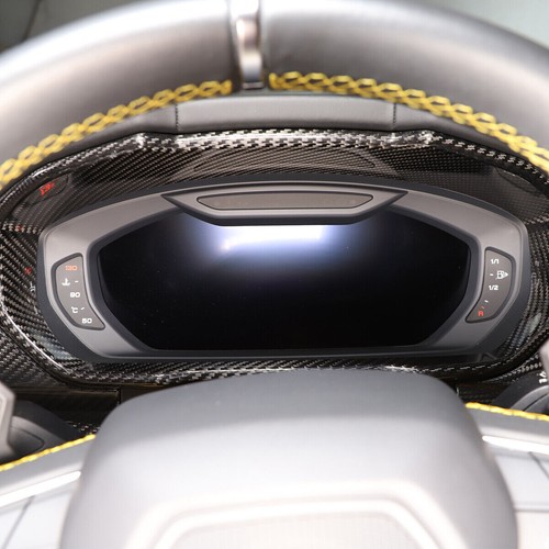 For L@mborghini URUS 2018-2021 Real Carbon Fiber Dashboard Panel Instrument Trim - Bild 4 von 12