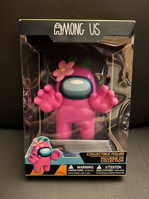 Among Us Pink Flower Toikido 5'' Collectible Figure New
