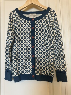 Matilda Jane Windy City Cardigan Sweater Girls Secret Fields Striped Sz 6 *H1
